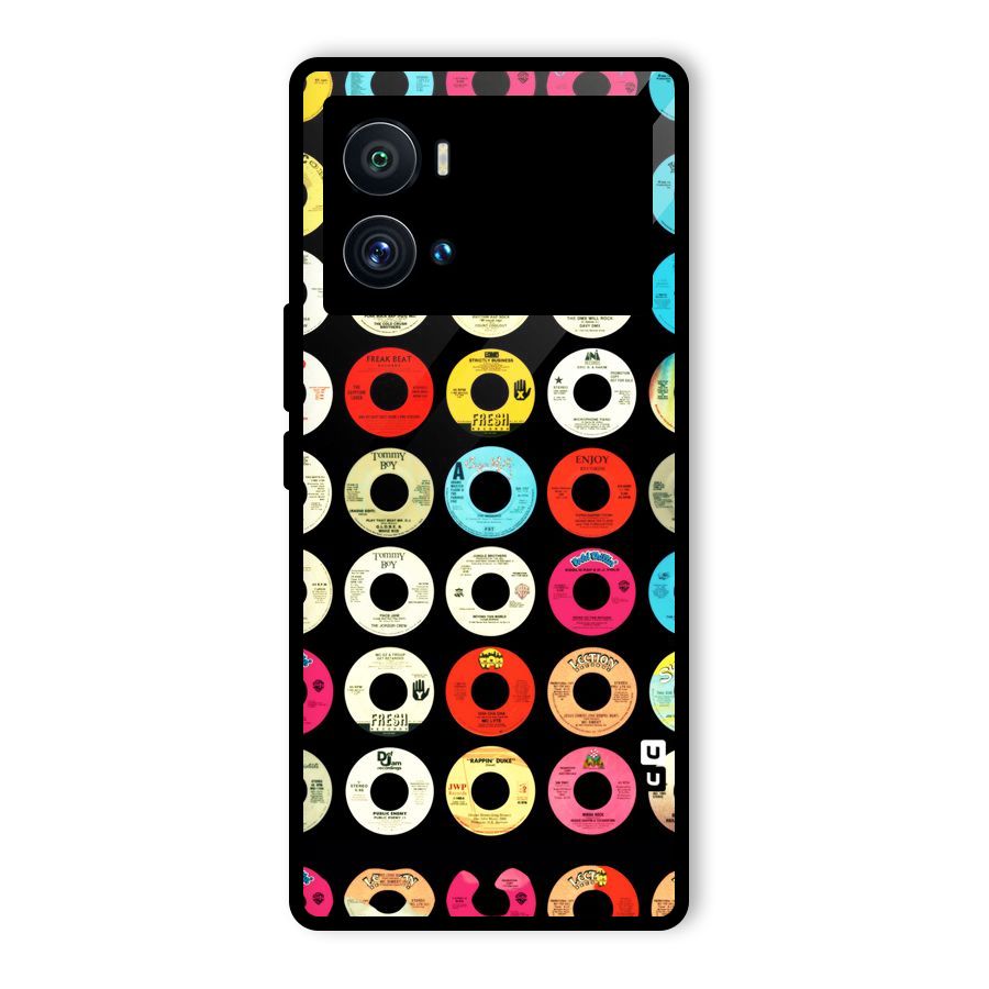Vintage Collection CDs Glass Back Case for Vivo iQOO 9 Pro