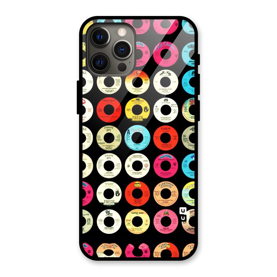 Vintage Collection CDs Glass Back Case for iPhone 12 Pro Max