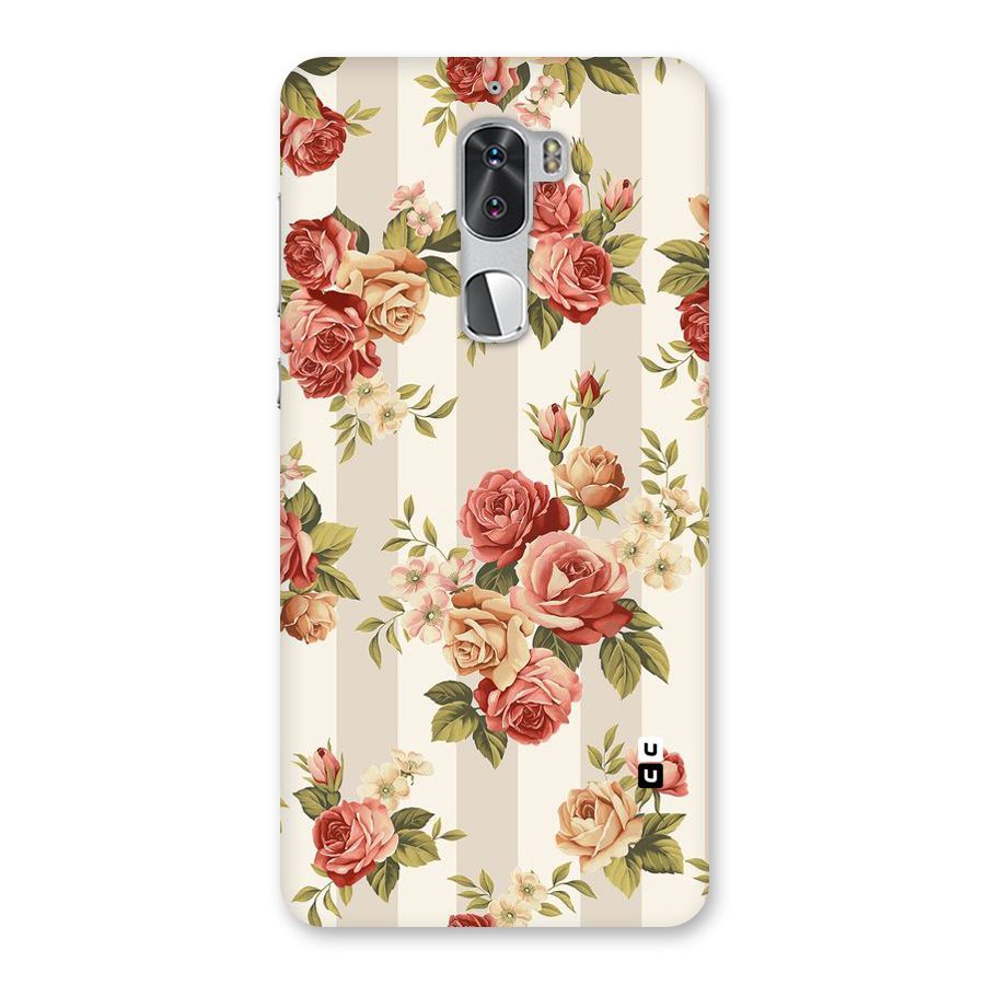 Vintage Color Flowers Back Case for Coolpad Cool 1