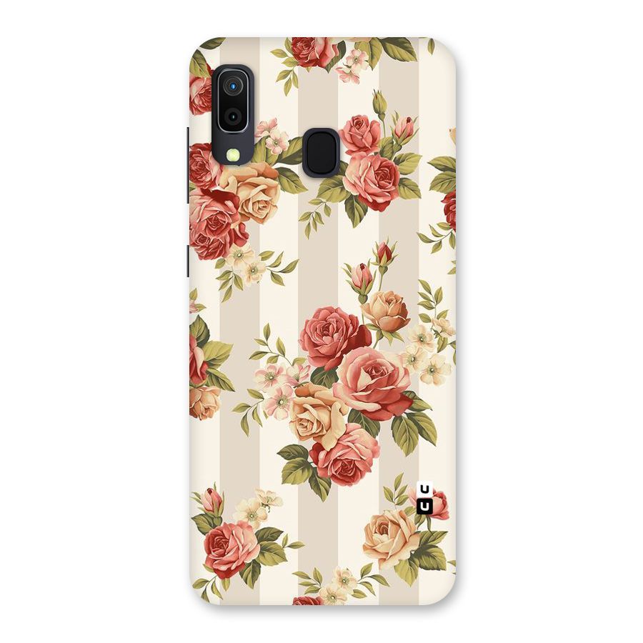 Vintage Color Flowers Back Case for Galaxy M10s