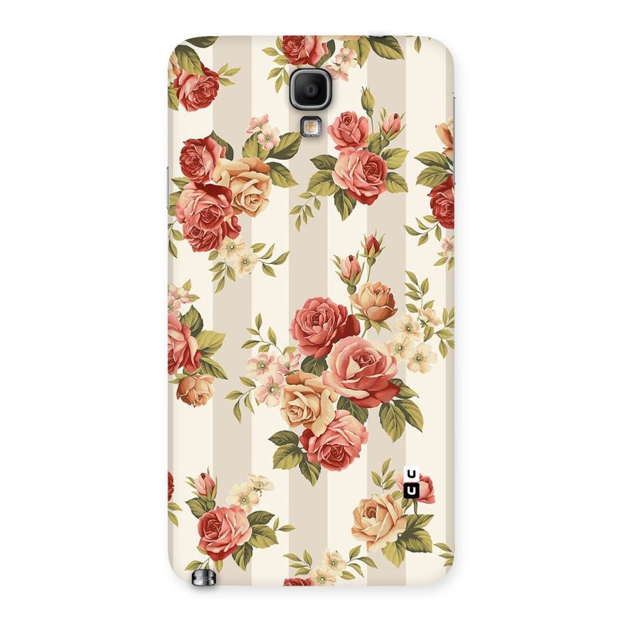 Vintage Color Flowers Back Case for Galaxy Note 3 Neo