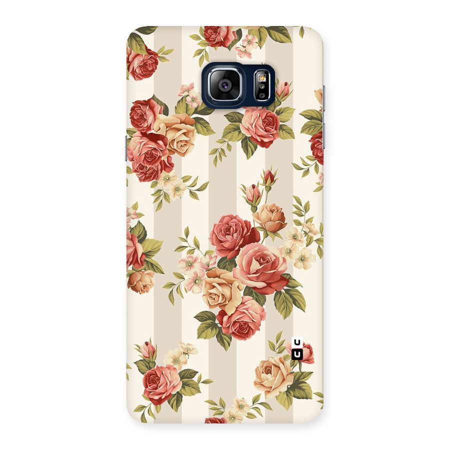 Vintage Color Flowers Back Case for Galaxy Note 5
