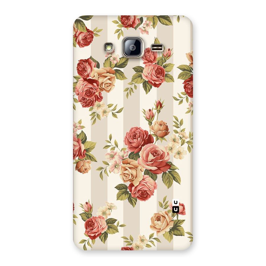 Vintage Color Flowers Back Case for Galaxy On5