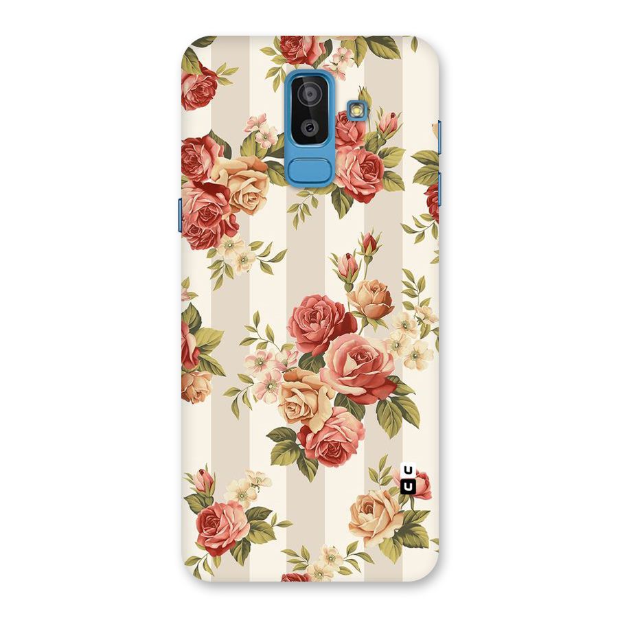 Vintage Color Flowers Back Case for Galaxy On8 (2018)