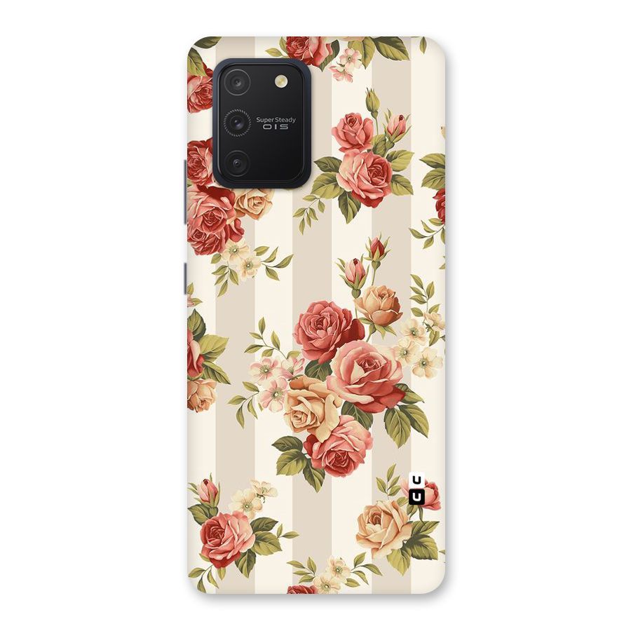 Vintage Color Flowers Back Case for Galaxy S10 Lite