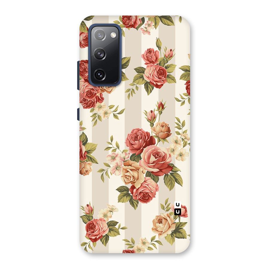 Vintage Color Flowers Back Case for Galaxy S20 FE
