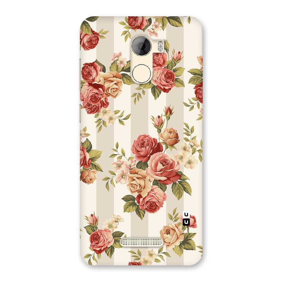 Vintage Color Flowers Back Case for Gionee A1 LIte