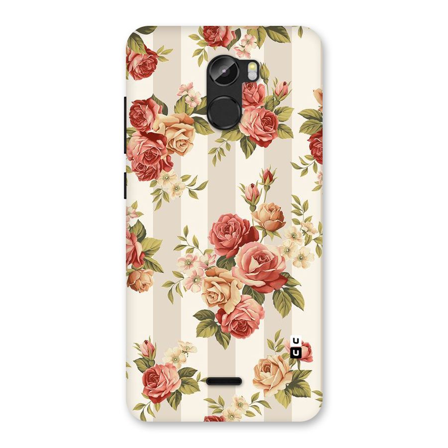 Vintage Color Flowers Back Case for Gionee X1