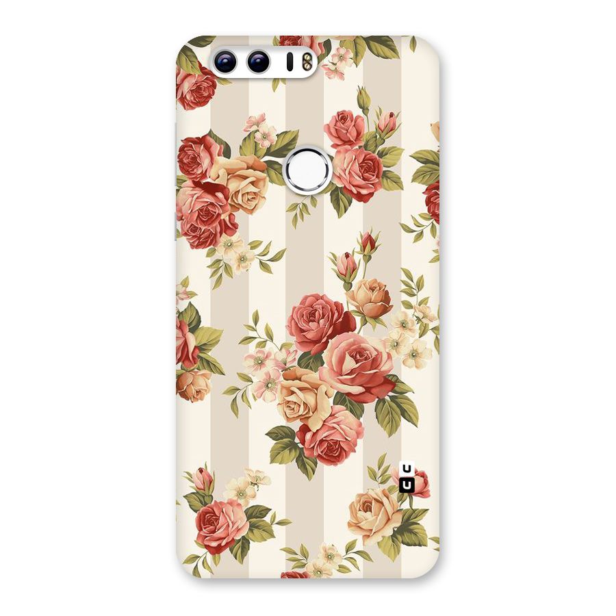 Vintage Color Flowers Back Case for Honor 8