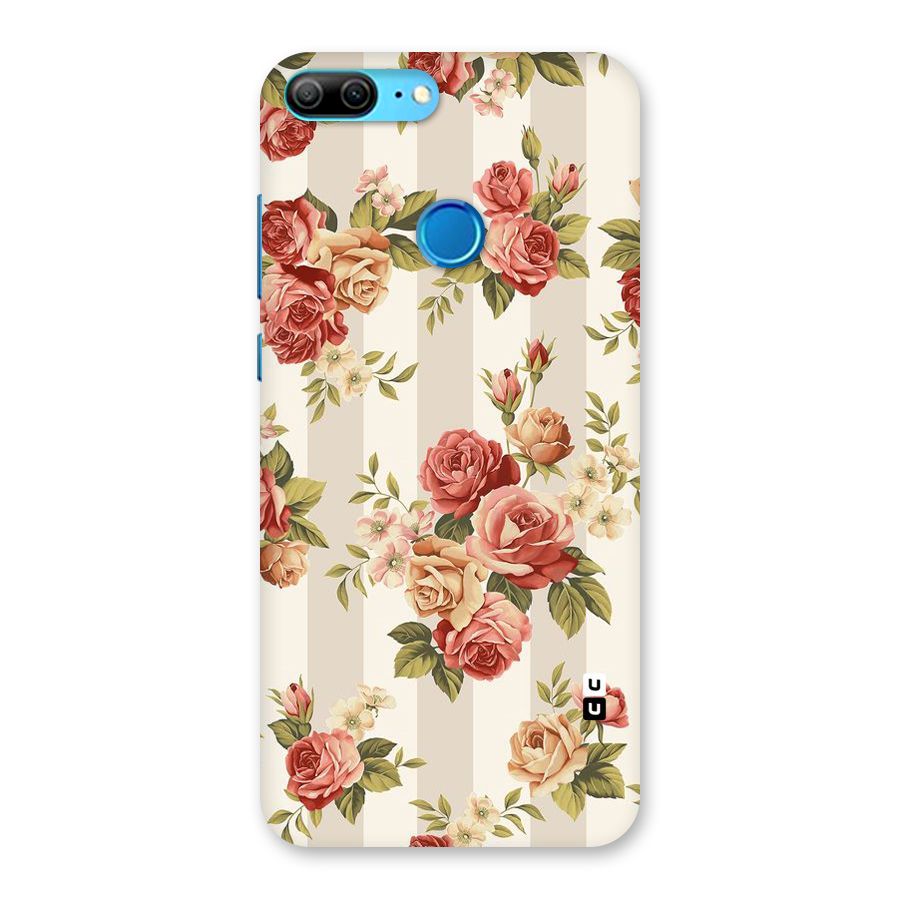 Vintage Color Flowers Back Case for Honor 9 Lite