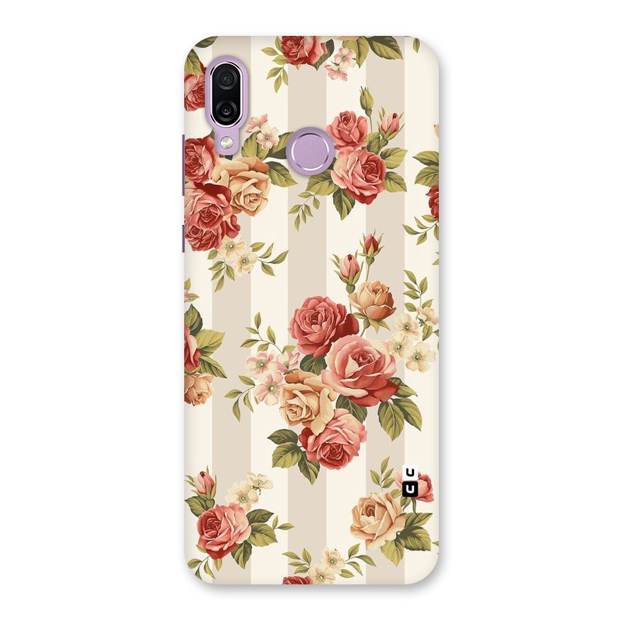 Vintage Color Flowers Back Case for Honor Play