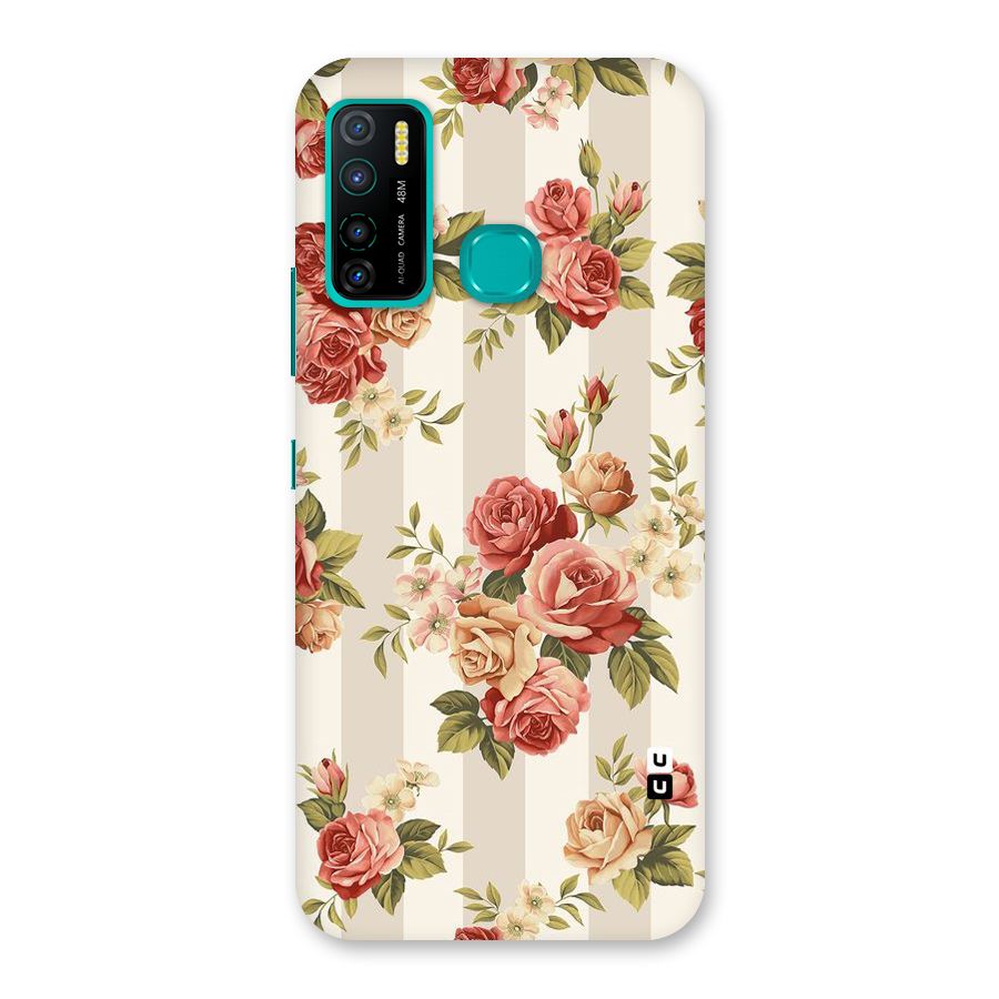 Vintage Color Flowers Back Case for Infinix Hot 9 Pro