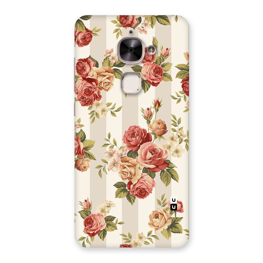 Vintage Color Flowers Back Case for Le 2