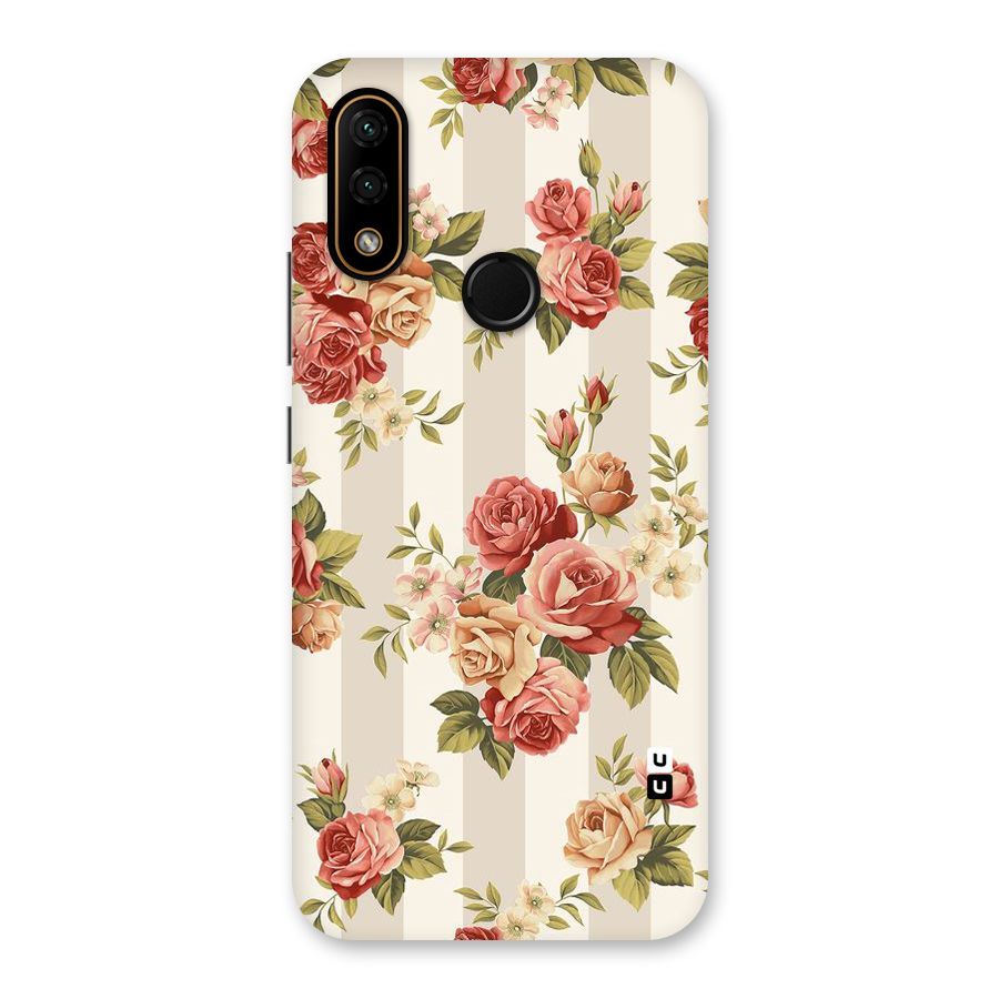Vintage Color Flowers Back Case for Lenovo A6 Note