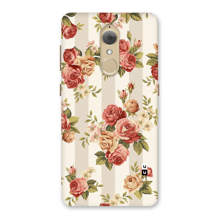 Vintage Color Flowers Back Case for Lenovo K8