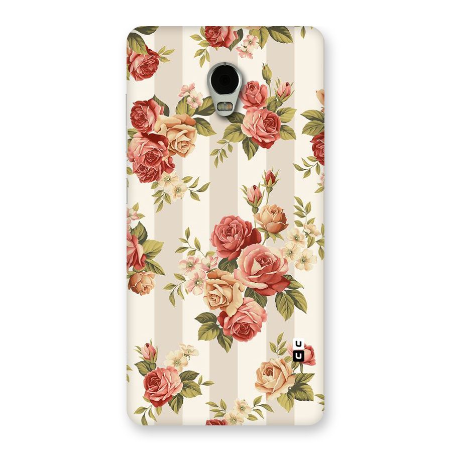 Vintage Color Flowers Back Case for Lenovo Vibe P1