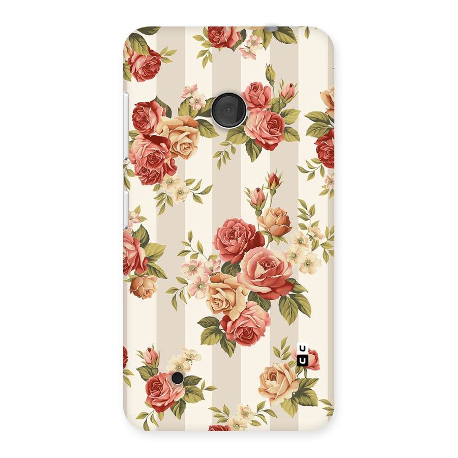 Vintage Color Flowers Back Case for Lumia 530