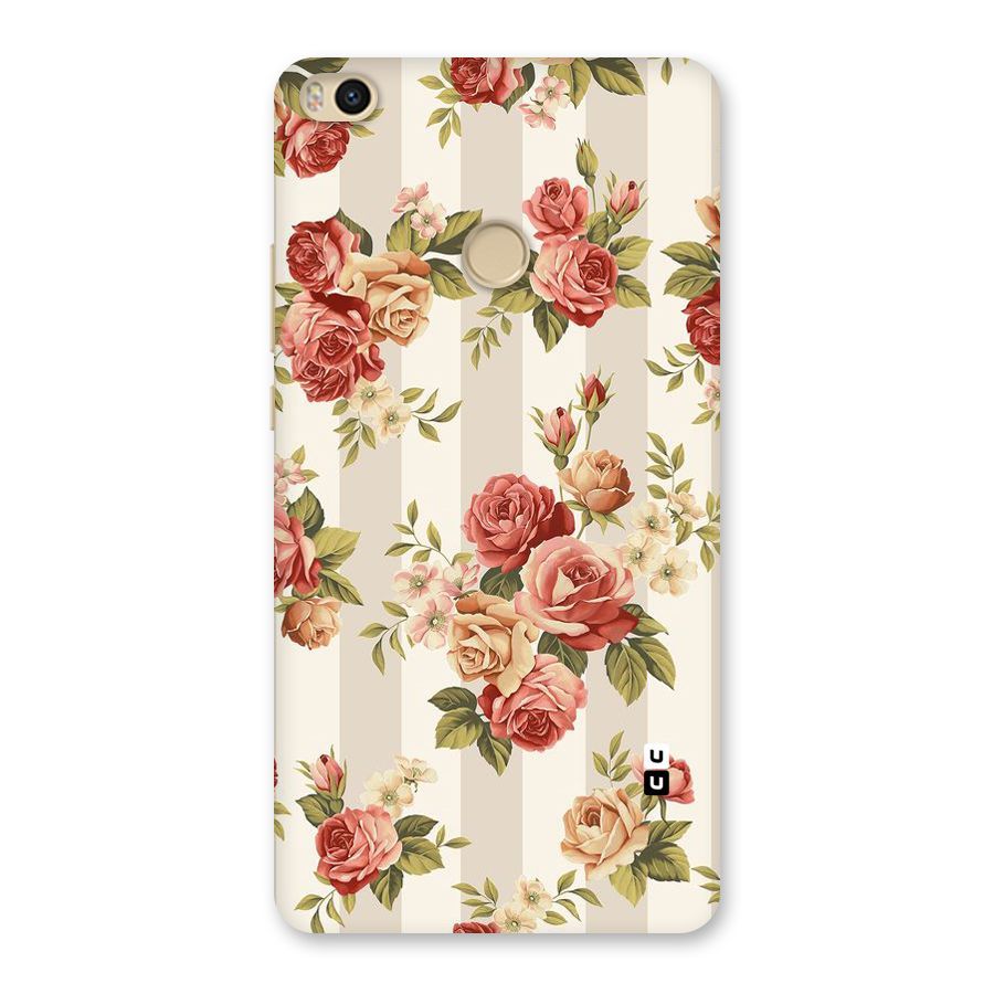 Vintage Color Flowers Back Case for Mi Max 2