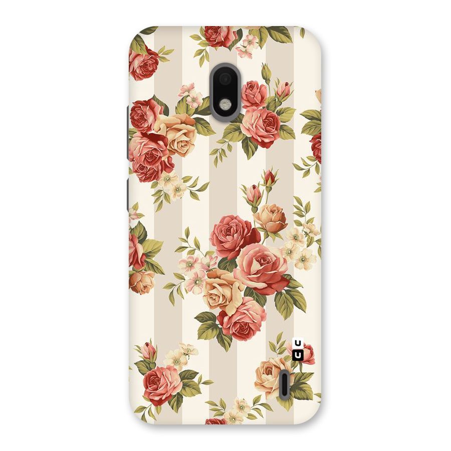 Vintage Color Flowers Back Case for Nokia 2.2