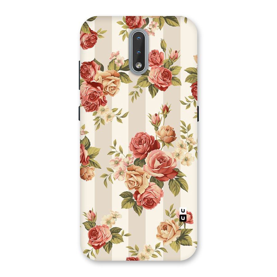Vintage Color Flowers Back Case for Nokia 2.3