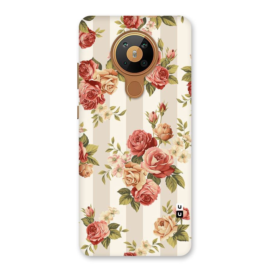 Vintage Color Flowers Back Case for Nokia 5.3