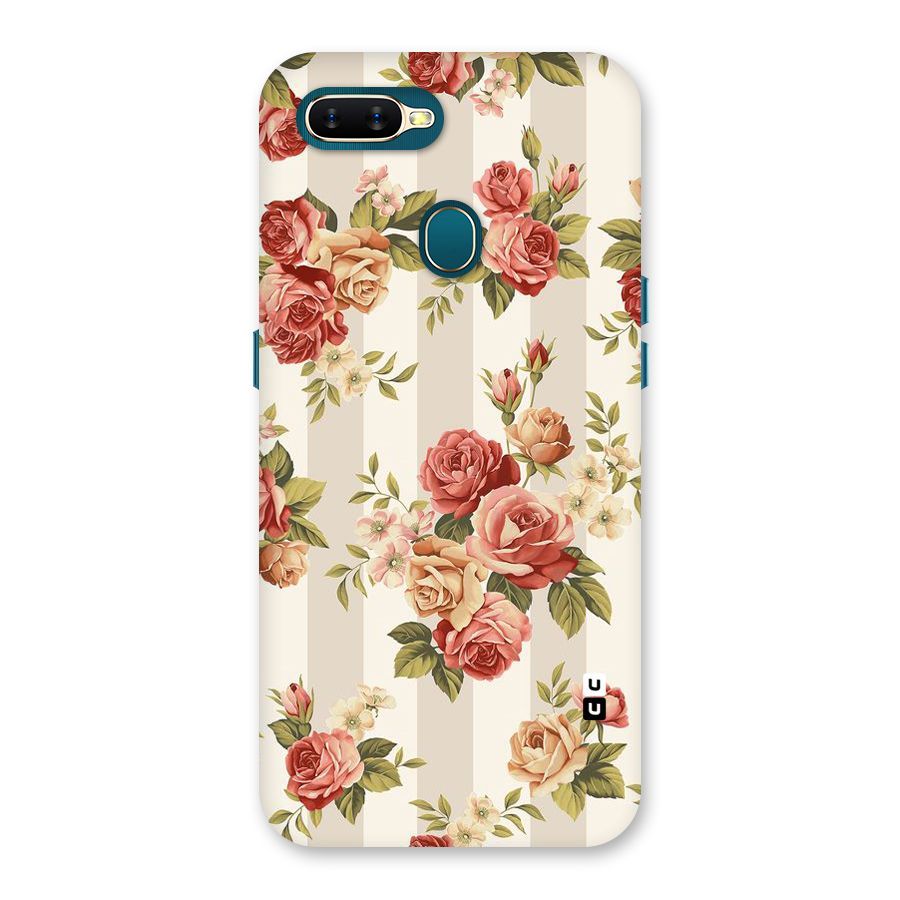 Vintage Color Flowers Back Case for Oppo A11k