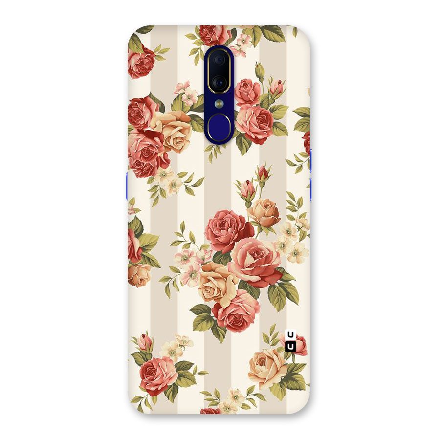 Vintage Color Flowers Back Case for Oppo A9