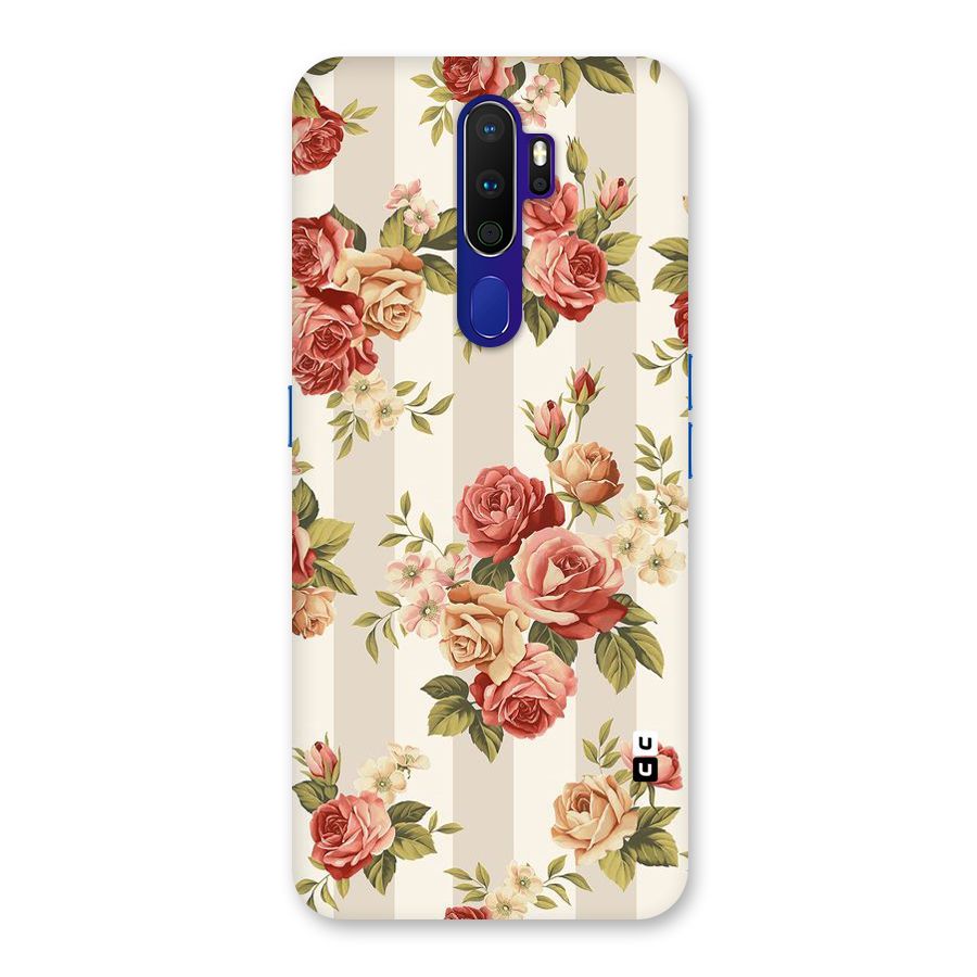 Vintage Color Flowers Back Case for Oppo A9 (2020)