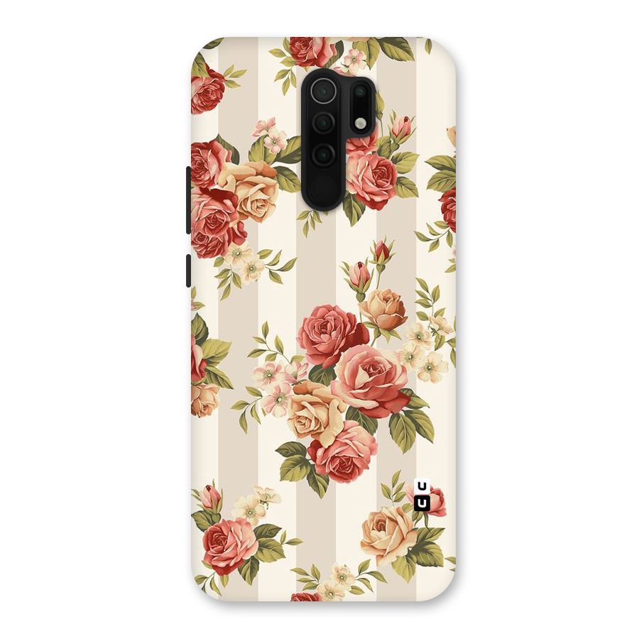 Vintage Color Flowers Back Case for Poco M2
