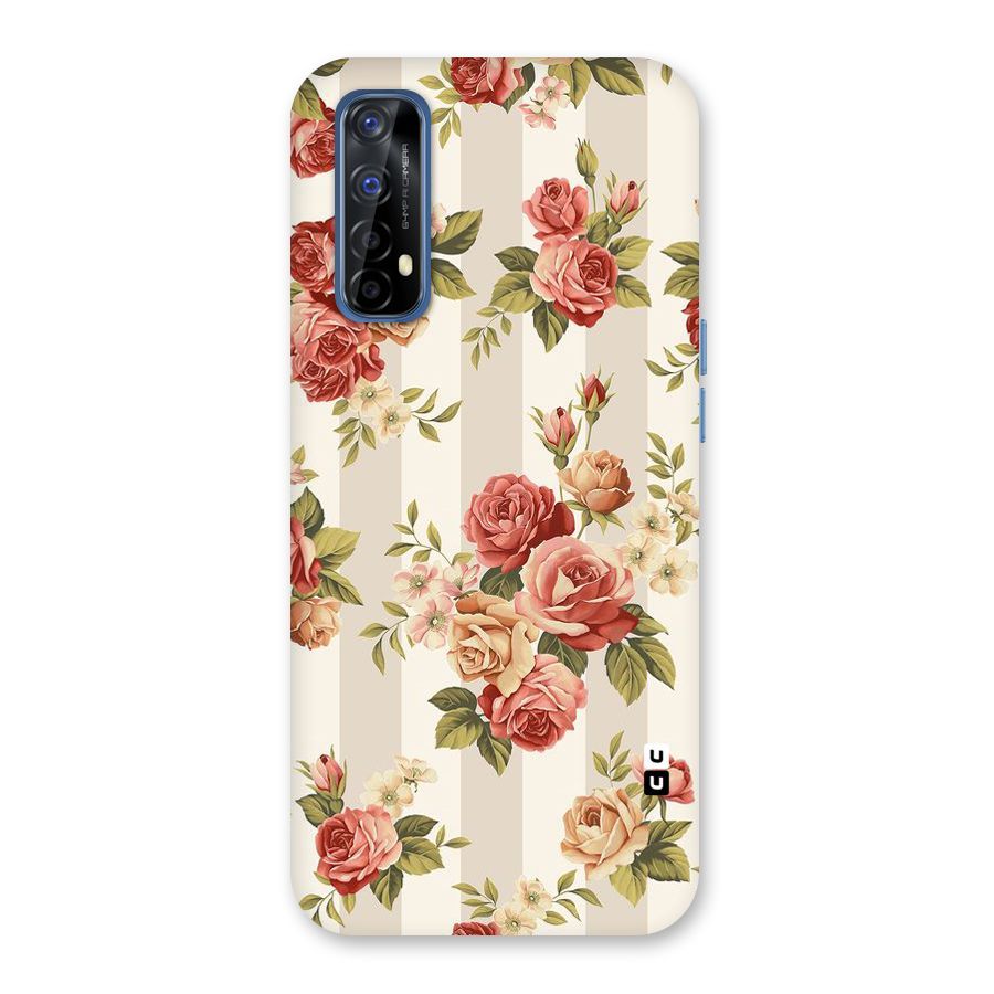 Vintage Color Flowers Back Case for Realme 7