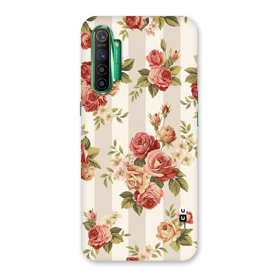 Vintage Color Flowers Back Case for Realme X2