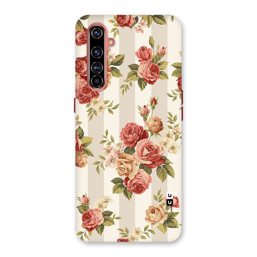 Vintage Color Flowers Back Case for Realme X50 Pro