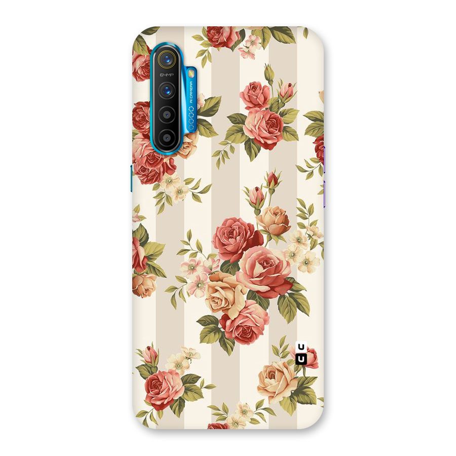 Vintage Color Flowers Back Case for Realme XT