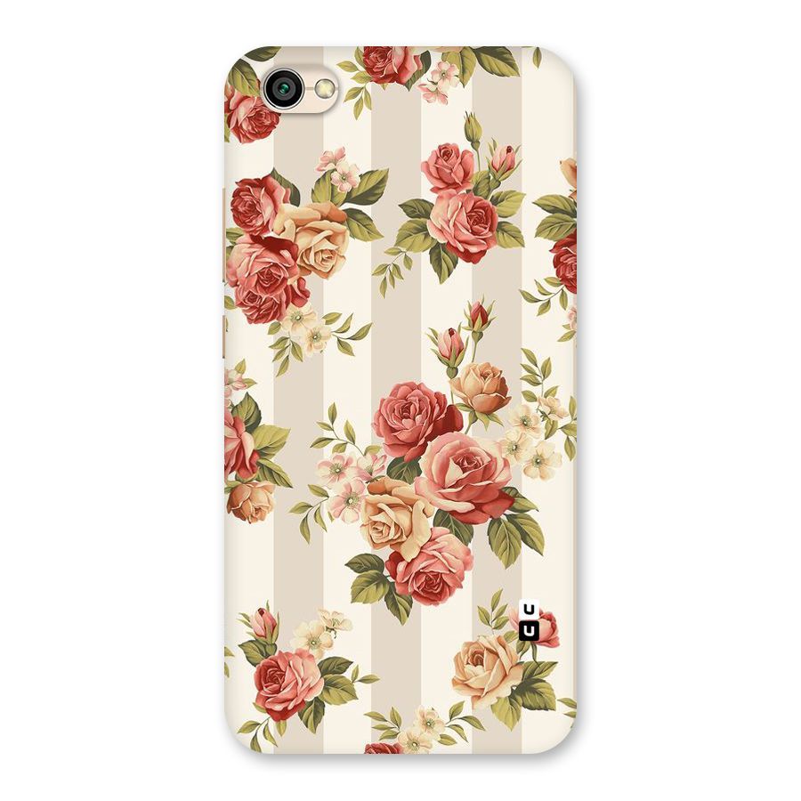 Vintage Color Flowers Back Case for Redmi Y1 Lite