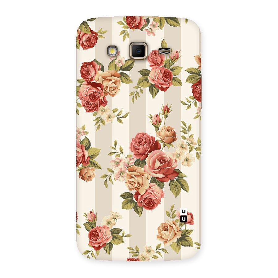 Vintage Color Flowers Back Case for Samsung Galaxy Grand 2