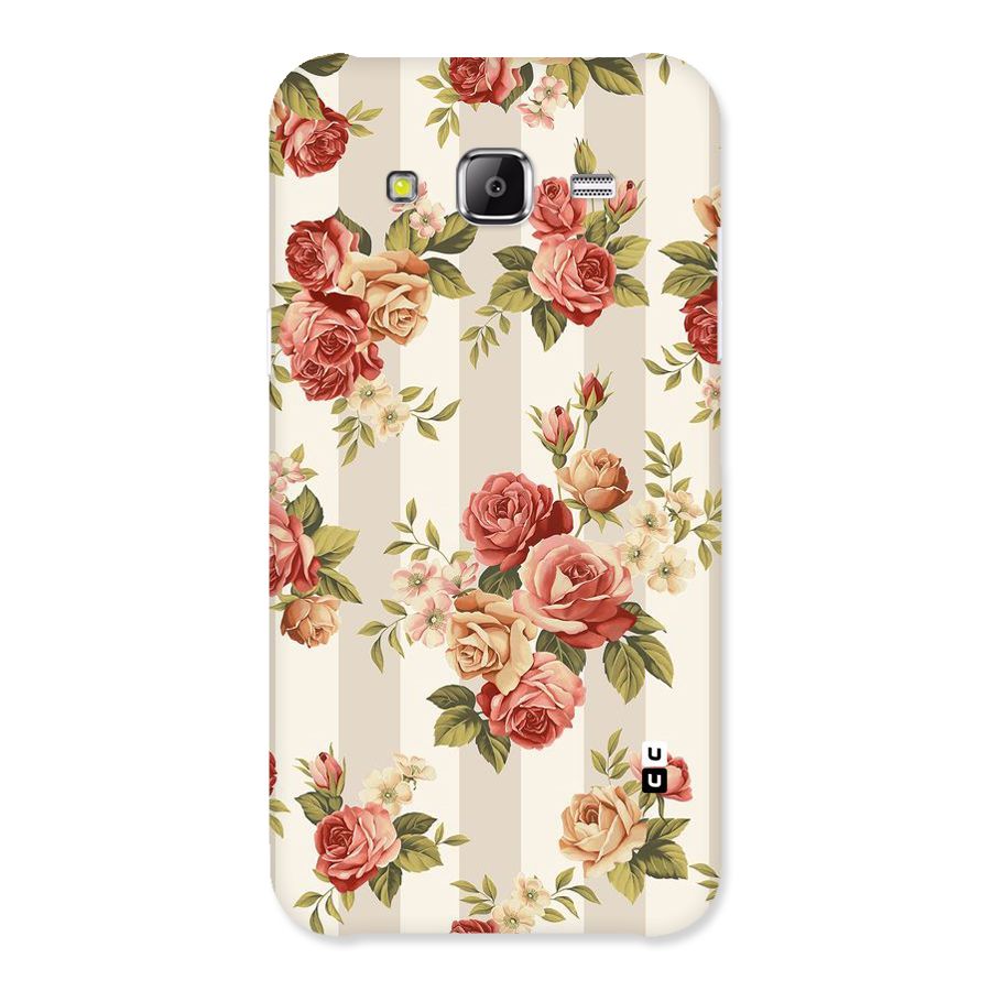 Vintage Color Flowers Back Case for Samsung Galaxy J5