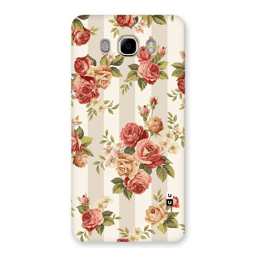 Vintage Color Flowers Back Case for Samsung Galaxy J7 2016