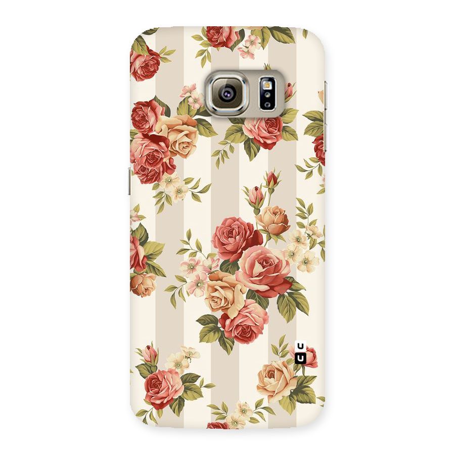 Vintage Color Flowers Back Case for Samsung Galaxy S6 Edge Plus