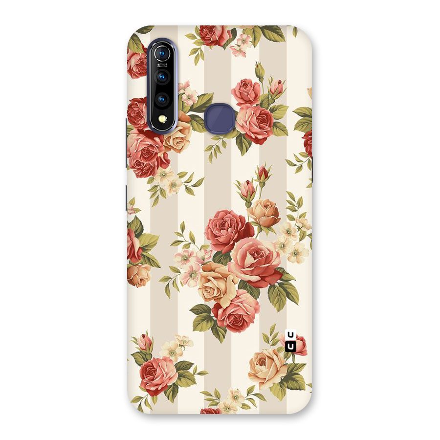Vintage Color Flowers Back Case for Vivo Z1 Pro