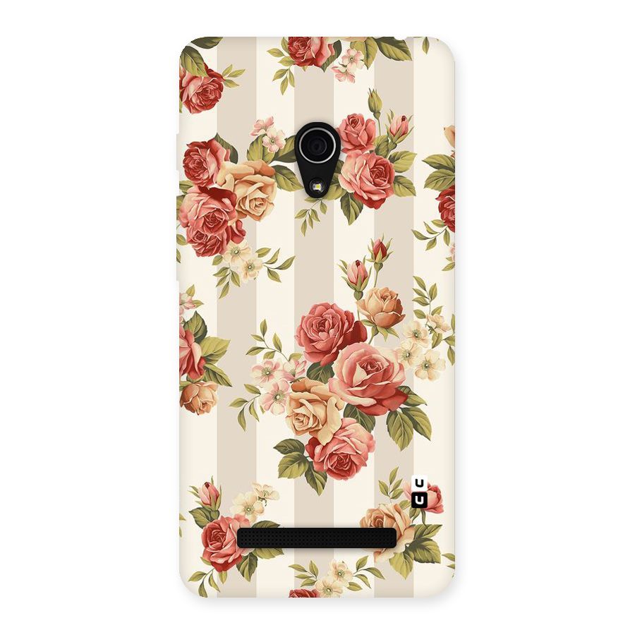 Vintage Color Flowers Back Case for Zenfone 5