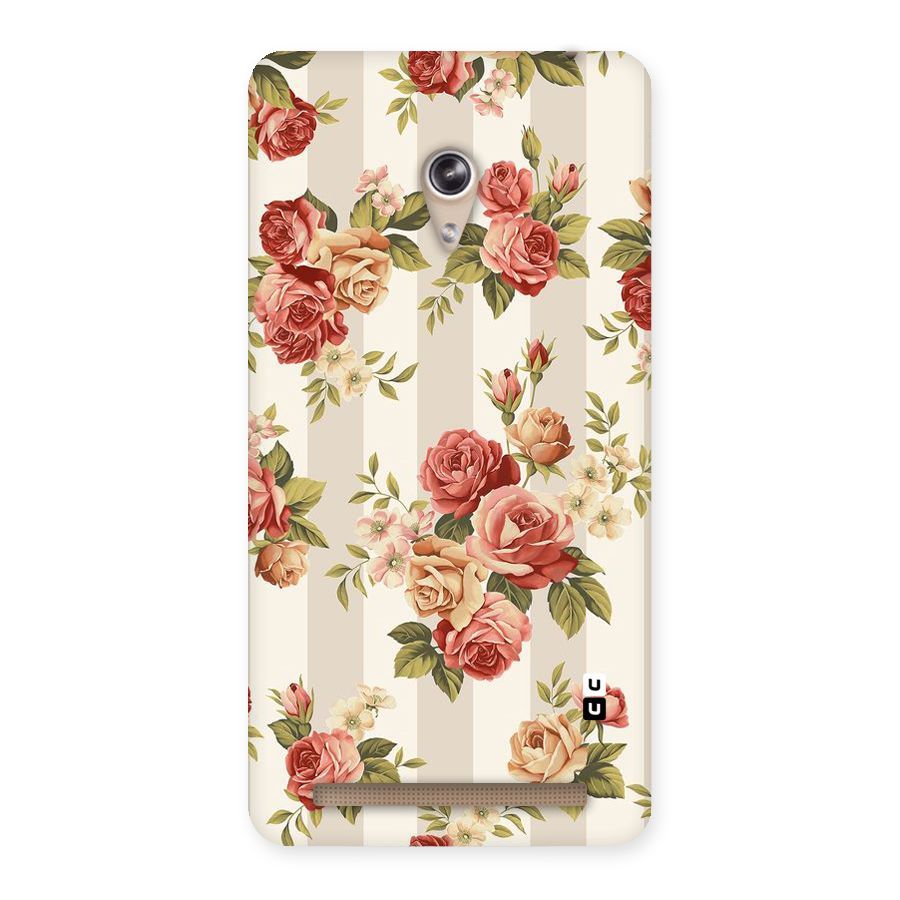Vintage Color Flowers Back Case for Zenfone 6