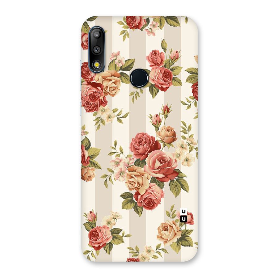 Vintage Color Flowers Back Case for Zenfone Max Pro M2