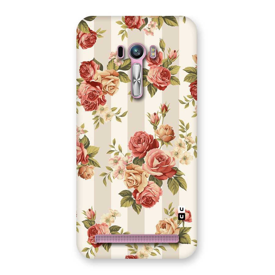 Vintage Color Flowers Back Case for Zenfone Selfie