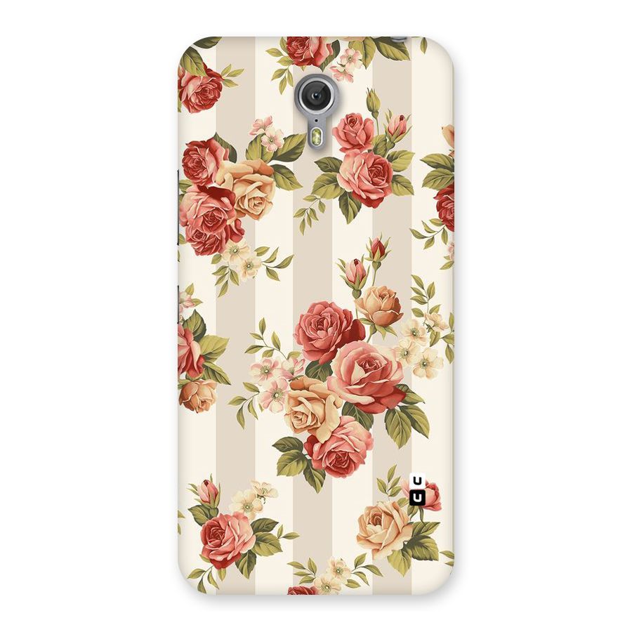Vintage Color Flowers Back Case for Zuk Z1