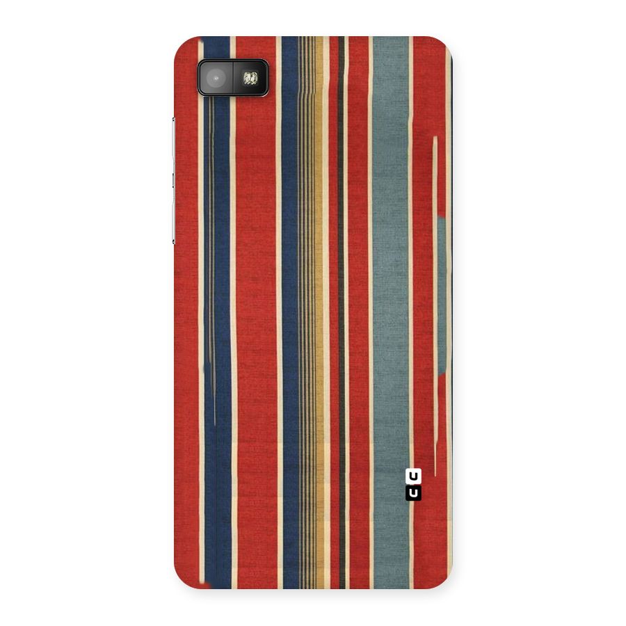 Vintage Disort Stripes Back Case for Blackberry Z10