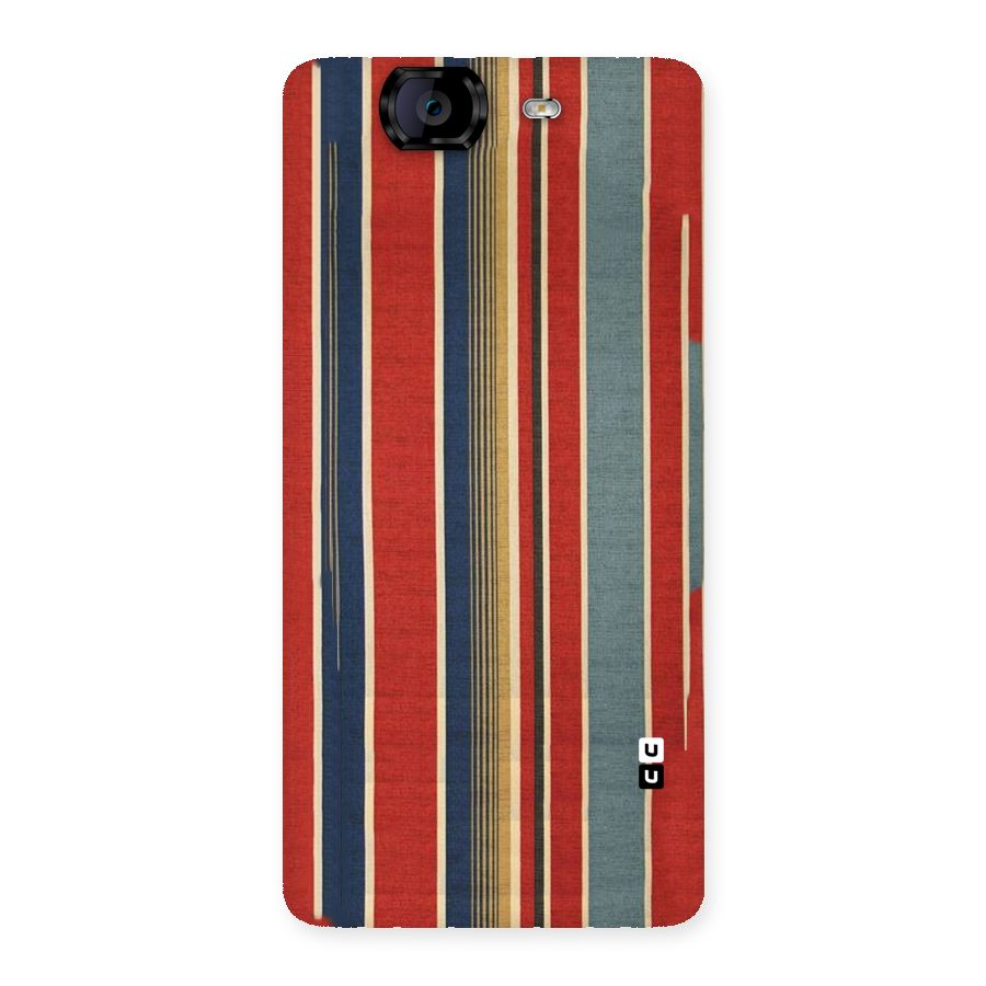 Vintage Disort Stripes Back Case for Canvas Knight A350