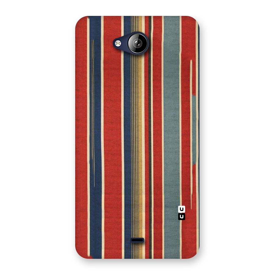 Vintage Disort Stripes Back Case for Canvas Play Q355