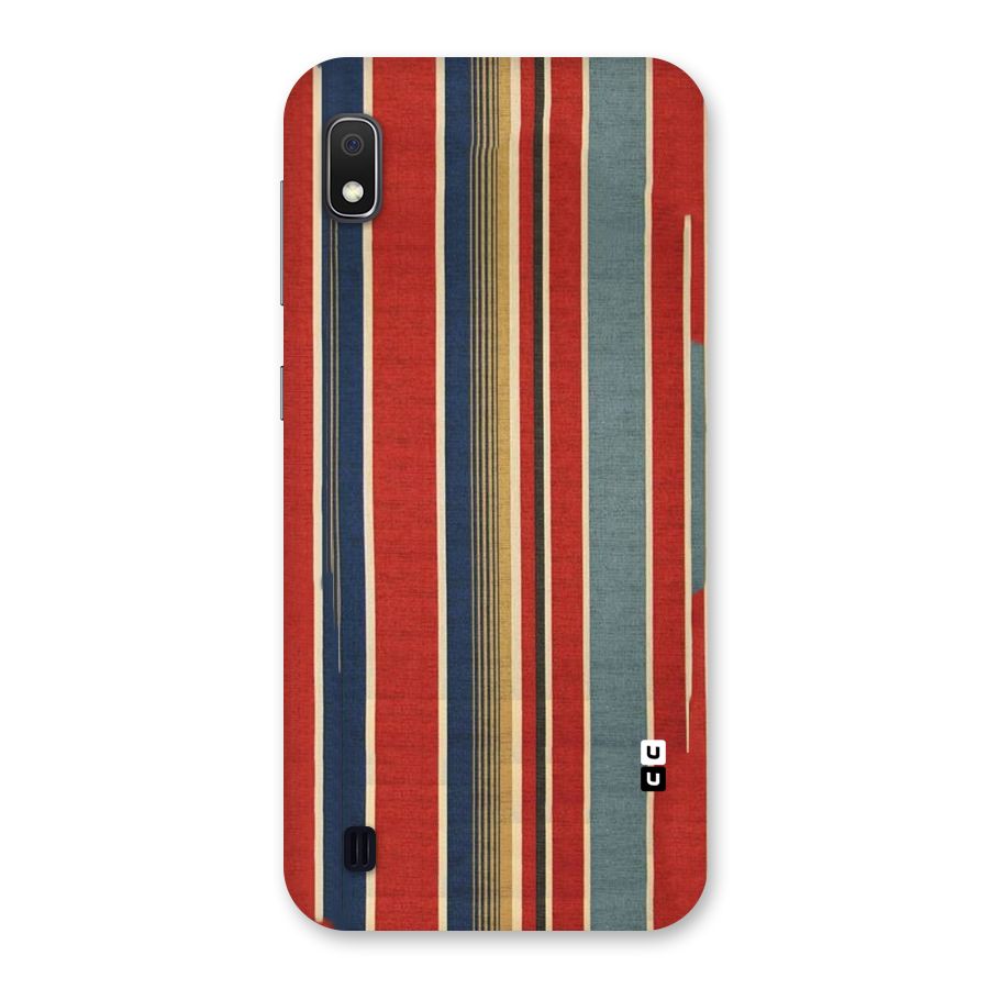 Vintage Disort Stripes Back Case for Galaxy A10