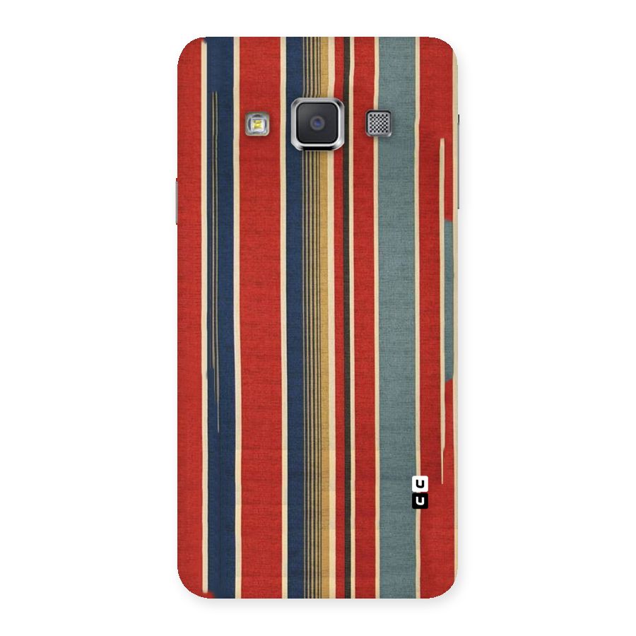 Vintage Disort Stripes Back Case for Galaxy A3