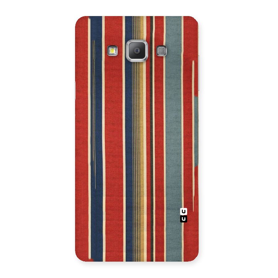 Vintage Disort Stripes Back Case for Galaxy A7